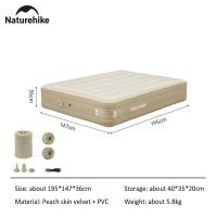 ราคา Naturehike ที่นอนเป่าลมผ้าเป็นมิตรกับผิวที่นอนเป่าลมแบบที่นอนเป่าลมผ้าที่นอนเป่าลมแบบปั๊มลมในตัวเตียงเดี่ยวแบบพกพา CNH22DZ015เบาะสำหรับตั้งแคมป์แผ่นรองนอน (20931061458)