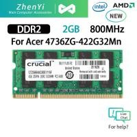 ราคา สำหรับ Acer 4736ZG 422G32Mn DDR2 800 DDR2 800MHz PC2 6400S 200Pin 1 8V CL6 SODIMM แล็ปท็อปหน่วยความจำสต็อก (10476568377)