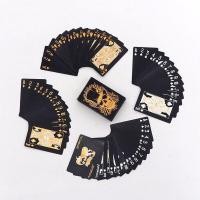 ราคา suidi123 การเล่นไพ่โป๊กเกอร์ที่หรูหรา ไพ่โป๊กเกอร์ทองคำดำโดย USPCC Playing Cards Game (21125625893)