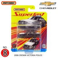 ราคา โมเดลรถเหล็ก MATCHBOX รุ่น 2006 FORD CROWN VICTORIA POLICE เปิดประตูได้ ลิขสิทธิ์แท้100 (21008943112)