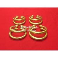 ราคา กำไลข้อเท้าบัวทองเหลืองรำ ละครโขน (11802722670)