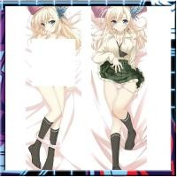 ราคา Haganai Dakimakura Kashiwazaki Sena อะนิเมะสาวกอดปลอกหมอนร่างกาย 50 150 ซม (20601960557)
