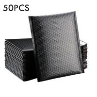 ราคา 50ชิ้นสีดำโฟมกระเป๋าทรงซองจดหมายหนาซองจดหมายโฟมกันน้ำและความชื้นของขวัญกระเป๋าทรงซองจดหมายเรียงรายไปด้วย Poly กระเป๋าทรงซองจดหมายถุงซิปล็อคกระเป๋าแบบซอง (8359374721)