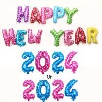 ราคา ฟอยตัวอักษร happy new year 2024 ขนาด 16นิ้ว ปีใหม่ (20237502851)