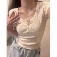 ราคา BRANCHÉ เสื้อยืด สายเดี่ยววินเทจ เสื้อรัดรูป เสื้อยืดแขนสั้น สายเดี่ยวแฟชั่น ผ้านิ่ม เด้ง สไตล์เกาหลี HZFWC2184 (21008438928)