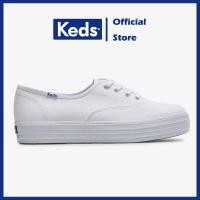 ราคา Keds Champion Core Canvas Strappy รองเท้าผ้าใบบาง แบน WF34000 67070 (19667328722)