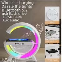 ราคา New speed BT2301 ลำโพงบลูทูธ ลำโพง เบสหนักๆ 15วัตต์ LED บรรยากาศ RGB แสงชาร์จไร้สายนาฬิกาปลุกโคม ไฟตั้งโต๊ะลำโพงบลูทูธนอนโคม โคมไฟที่มีกา (21132032639)