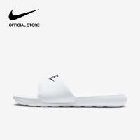 ราคา Nike Womens Victori One Slides White รองเท้าแตะผู้หญิง Nike Victori One สีดำ (10935319146)