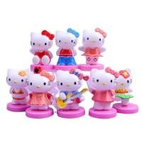 ราคา IJVBTV โมเดลตุ๊กตาพลาสติกอะนิเมะของเล่นเด็กของขวัญน่ารักสำหรับเด็กผู้หญิง KT ตุ๊กตาขยับแขนขาได้โมเดลตุ๊กตาสวัสดีคิตตี้ (17038465578)