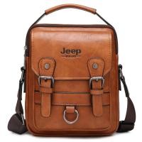 ราคา Jeep buluo กระเป๋าถือ หนังวัวแท้ ขนาดใหญ่ สําหรับผู้ชาย (20662875906)