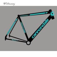 ราคา Wellsunny Cannondale โครงรถจักรยานสติกเกอร์สำหรับจักรยานเสือภูเขา จักรยานเสือหมอบฟื้นฟู (9787495812)