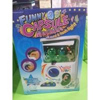 ราคา ตู้หมุนไข่กาชาปอง funny capsule machine with sound flashlight ไข่กาชาปอง 6 ใบ (19995353138)