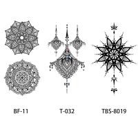 ราคา สติกเกอร์รอยสักชั่วคราว สติกเกอร์รอยสัก รอยสักสีดำ รอยสักกันน้ำ ลวดลายสัญลักษณ์ (21022509677)