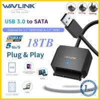 ราคา Wavlink USB3 0ไปยัง SATA III Adaptor Hardisk SATA เป็น USB USB สายแปลงสัญญาณ5Gbps สำหรับ2 5 3 5 ดิสก์ HDD และ2 5ฮาร์ดดิสก์ SSD ถึง18TB (20862889905)