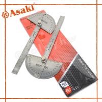 ราคา Protractor ฉากวัดองศาสแตนเลส ไม้บรรทัดวัดองศา โปรแทรกเตอร์ครึ่งวงกลม อุปกรณ์วัดองศาฉาก 6 150mm (4537206260)