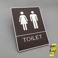 ราคา WHPH Shop ป้ายห้องน้ำ มินิมอล ติดตั้งเองได้ ป้ายร้านกาแฟ ป้ายห้องน้ำชาย ป้ายห้องน้ำหญิง (19358757160)