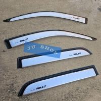 ราคา กันสาด Isuzu mu 7 ปี 2002 ถึง 2011 สีบรอนซ์ งานไทย ตรงรุ่น พร้อมกาว3M งานสวย (20732269438)