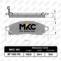 ราคา ผ้าเบรคหน้า หลัง NISSAN NAVARA นิสสัน นาวาร่า 2 5 D40np300 ปี 2007 2020 ทุกรุ่น TERRA 2 3 ปี 2018 2023 ผ้าเบรค MKC (15112561788)