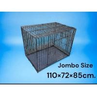 ราคา กรงพับใส่หมาไทย บางแก้ว กรงสุนัข แมว กระต่าย พร้อมถาดพาสติกรองกรง (18456127662)