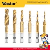 ราคา Vastar 6Pcs ดอกต๊าปเกลียว M3 M10 ชุดดอกสว่านต๊าปเกลียว 1 4 Hex S Hank ดอกสว่านหกเหลี่ยม ชุดดอกเจาะ ดอกสว่าน ต๊าปสกรูเกลียว ชุดต๊าปเกลียว (21024391651)