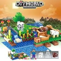 ราคา พร้อมส่ง ตัวต่อ มายคราฟ พร้อมมายคราฟมินิฟิกเกอร์ ของขวัญเด็ก เลโก้มายคราฟ2023ใหม่ (21152632283)