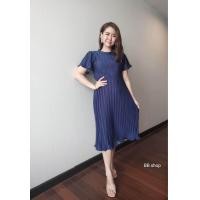 ราคา FASHION Pleat dress b177Twiz ชุดอัดพลีท ชุดเดรสอัดพลีทสีพื้นเนื้อผ้าทวิซพลีทยืดFreesize ชุดใส่ออกงาน เดรสงานแต่ง เดรสสุภาพ ชุดทำงาน แฟชั่นสาวอวบ เดรสคุณแม่ ชุดคลุมท้องอัดพลีท (19758116190)
