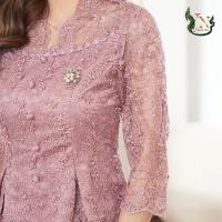 ราคา เสื้อลูกไม้ เสื้อออกงาน ชุดไปวัด ผ้าถุง ชุดทำบุญ ผ้าลูกไม้ เสื้อลูกไม้ฝรั่งเศส เกรดพรีเมี่ยม ชมพูกะปิ (18503586955)