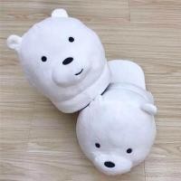 ราคา รองเท้าใส่ในบ้าน ลาย We Bare Bare Bear Girzzly พื้นนิ่มใส่สบายไม่เจ็บเท้ามีลายหมีขาว หมีน้ำตาล แพนด้า (20543525816)