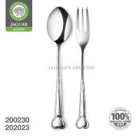 ราคา JAGUAR ช้อนกาแฟ และส้อมผลไม้ สแตนเลส ตรา จากัวร์ อย่างหนา ลายแอสเปน ช้อนชา ช้อนขนมหวาน ช้อนชงกาแฟ แพ็ค 24 คัน (9505213050)