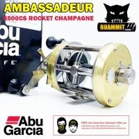 ราคา รอกตกปลา ABU GARCIA AMBASSADEUR 6500 CS ROCKET CHAMPAGNE (11354608791)