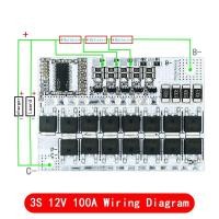 ราคา 3s 4s 5s Bms 12v 16 8v 21v 3 7v 100a Li ion Lmo Ternary Lithium Battery Protection Circuit Board Li polymer Balance Charging (19553492097)