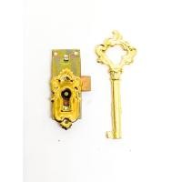 ราคา กุญแจล็อคตู้ ล็อคอเนกประสงค์สไตล์วินเทจโบราณ กุญแจโบราณ (18836633682)