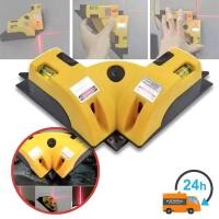 ราคา เครื่องวัดระดับเลเซอร์ Level Laser เลเซอร์วัดระดับน้ำรูปสามเหลี่ยม มุม 90 องศา (20983898200)