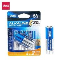 ราคา Deli ถ่านอัลคาไลน์ ถ่านไฟฉาย ถ่านไฟฉายอัลคาไลน์ Alkaline Battery AA กับ AAA ถ่าน 1 หรือ 6 ก้อน 1 5V ของแท้ ใช้งานได้ยาวนาน lights4u (16250698618)