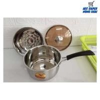 ราคา หม้อตั้ง หม้อนึ่ง 18 cm TL 829 หม้อด้ามพร้อมชั้นนึ่ง หม้อชั้น Stainless หม้อนึ่งสแตนเลส (10019389356)