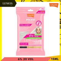 ราคา Lolane Pixxel Collagen Bleaching Powder Cream 15 60ml โลแลน พิกเซล คอลลาเจน แฮร์ บลิชชิ่ง พาวเดอร์ ครีม ผงฟอกสีผม ครีมฟอกสีผม สูตร ปกติสว่างสุดขีดอ่อนโยน (20799835890)