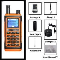 ราคา หูฟังฟรี วิทยุสองทาง Walkie Talkie วิทยุระยะไกล HX 380 Motorola 380 Dual Band VHF UHF เครื่องส่งรับวิทยุ 10W วัตต์วิทยุสองทางกันน้ำแบบพกพา 16 ช่อง (20263642063)