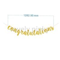 ราคา พร้อมส่ง ธง ป้ายแสดงความยินดี Congratulations flags พร้อมเชือกร้อย (18206087669)