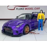 ราคา โมเดลรถ Nissan GT R R35 1 24 มีไฟ มีเสียง โมเดลรถเหล็ก (18919500631)