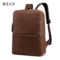 ราคา IELGY กระเป๋าเป้สะพายหลังผู้ชายกระเป๋าเป้สะพายหลังธุรกิจหนัง PU (16319271588)