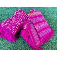 ราคา OTOP Hand Made100 สไบผ้าฝ้ายทอมือลายโบราณสีแดง สไบลายขิดพื้นบ้าน งานทำมือShaking cotton ผ้าเบี่ยง สไบพื้นเมือง (19524907771)
