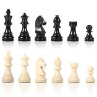 ราคา ชุดหมากรุกสากลมาตรฐาน German Knight Black White Chess Set มีตัวหมากรุกให้เลือก 4 แบบ (16913989398)