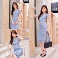 ราคา Common Cold Dress รุ่น Swan Lake สีครามฟ้า (21001754696)