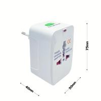 ราคา พร้อมส่ง ปลั๊กแปลงใช้ได้ทั่วโลก Universal adapter plug ห้วแปลงปลั๊กไฟ Use for US UK EU AU 2 ขาและ 3 ขา (21021483768)