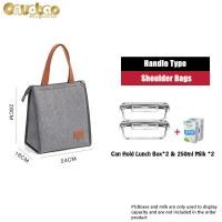 ราคา กระเป๋าใส่อาหารกลางวันความร้อนสำหรับผู้ชายและผู้หญิงผ้ากันน้ำ Oxford อลูมิเนียมฟอยล์ฉนวนกันความร้อนกระเป๋าสะพาย (13448893134)