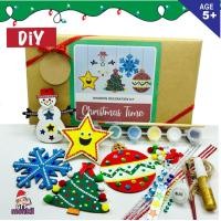 ราคา DIY Christmas decoration Kit Kids DIY Kids crafts Kids arts and craft kids craft kit DIY crafts for kids kids craft kit Xmas DIY Christmas Gift Stocking filler (20885748854)