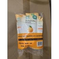 ราคา Shokubutsu Monogatari orange peel oil shower cream 3 bags refill 500ml (21137368435)