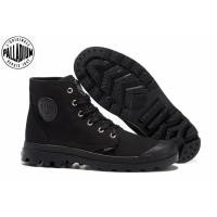 ราคา HOT ของแท้ 100 PALLADIUM รองเท้าบูทมาร์ติน ผ้าใบ สีดําล้วน สําหรับผู้ชาย และผู้หญิง ไซซ์ 35 45 (19743215291)