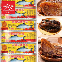 ราคา ปลาเต้าซี่ตรานกอินทรีย์ ของแท้ Engle Coin กระป๋องละ 金奖豆豉鱼罐头ปลากระป๋อง (5124684025)