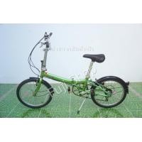 ราคา จักรยานพับได้ญี่ปุ่น ล้อ 20 นิ้ว มีเกียร์ อลูมิเนียม Dahon Metro สีเขียว จักรยานมือสอง (18839202353)